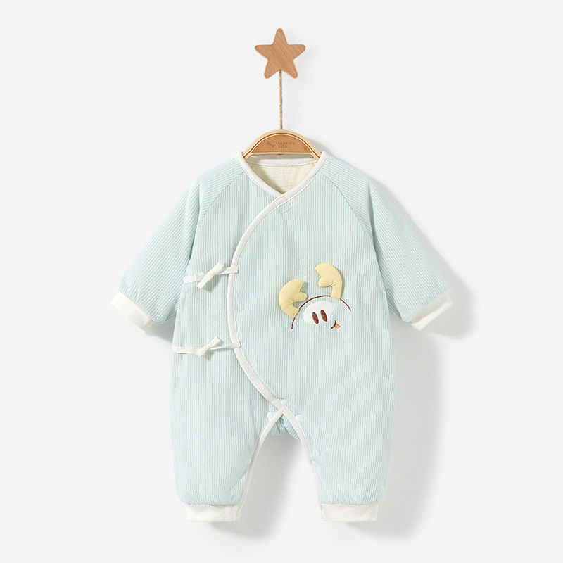 Mono para bebé recién nacido, ropa cálida acolchada de algodón fino para otoño e invierno, para niños y niñas, mono de 0 a 3 meses, traje para gatear, ropa para bebé recién nacido.