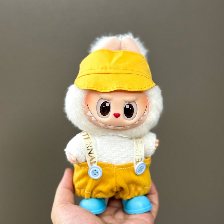 仅衣服适用于拉布布娃衣一二三代搪胶玩偶挂件公仔可穿圣诞娃衣套|undefined