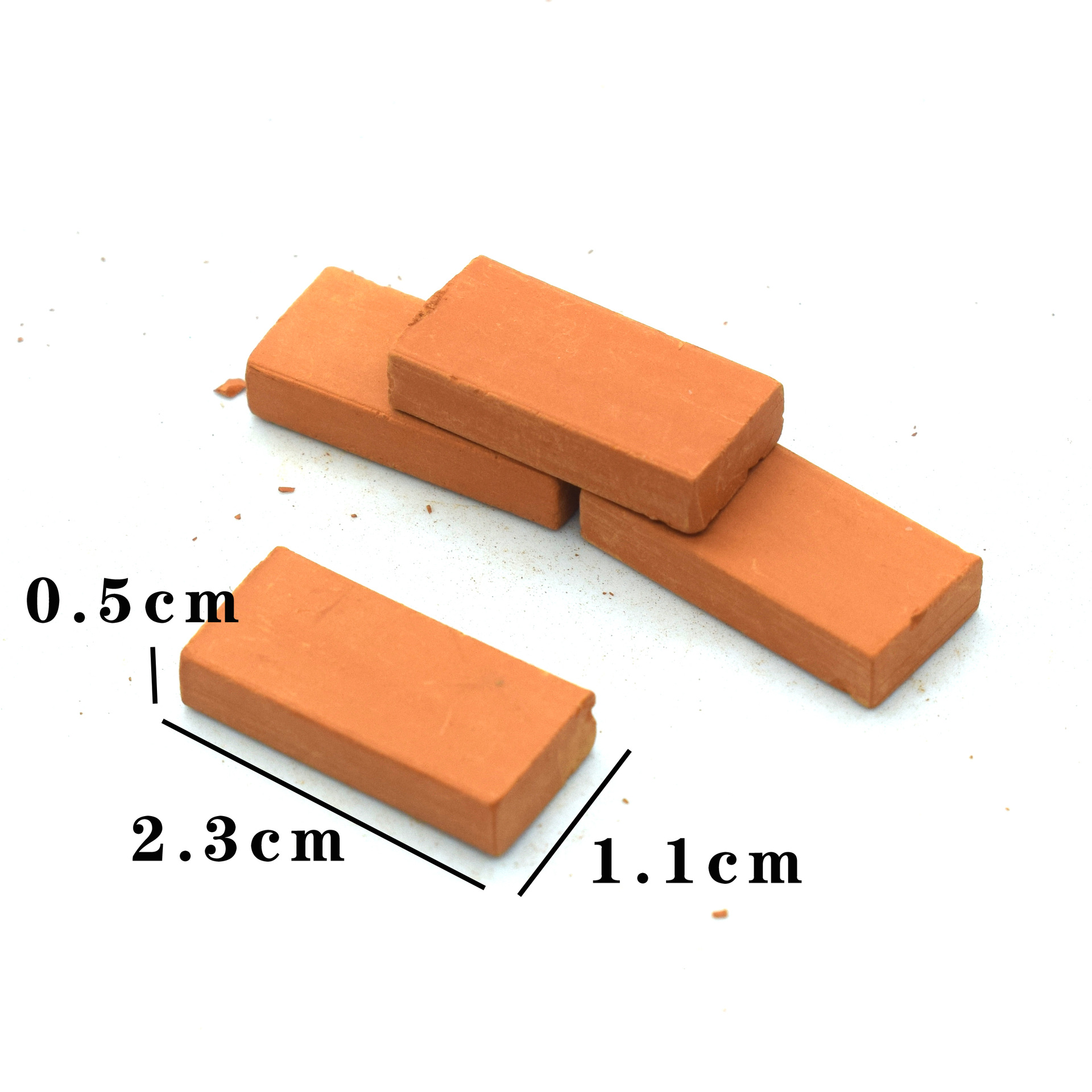 Ladrillo modelo niños hechos a mano DIY arena bandeja simulación edificio pequeña casa mini ladrillo micro paisaje bloques de construcción juguete