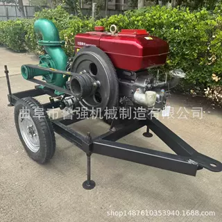 应急排水泵 大马力可移动式8寸离心抽水泵厂 移动式抽水泵车