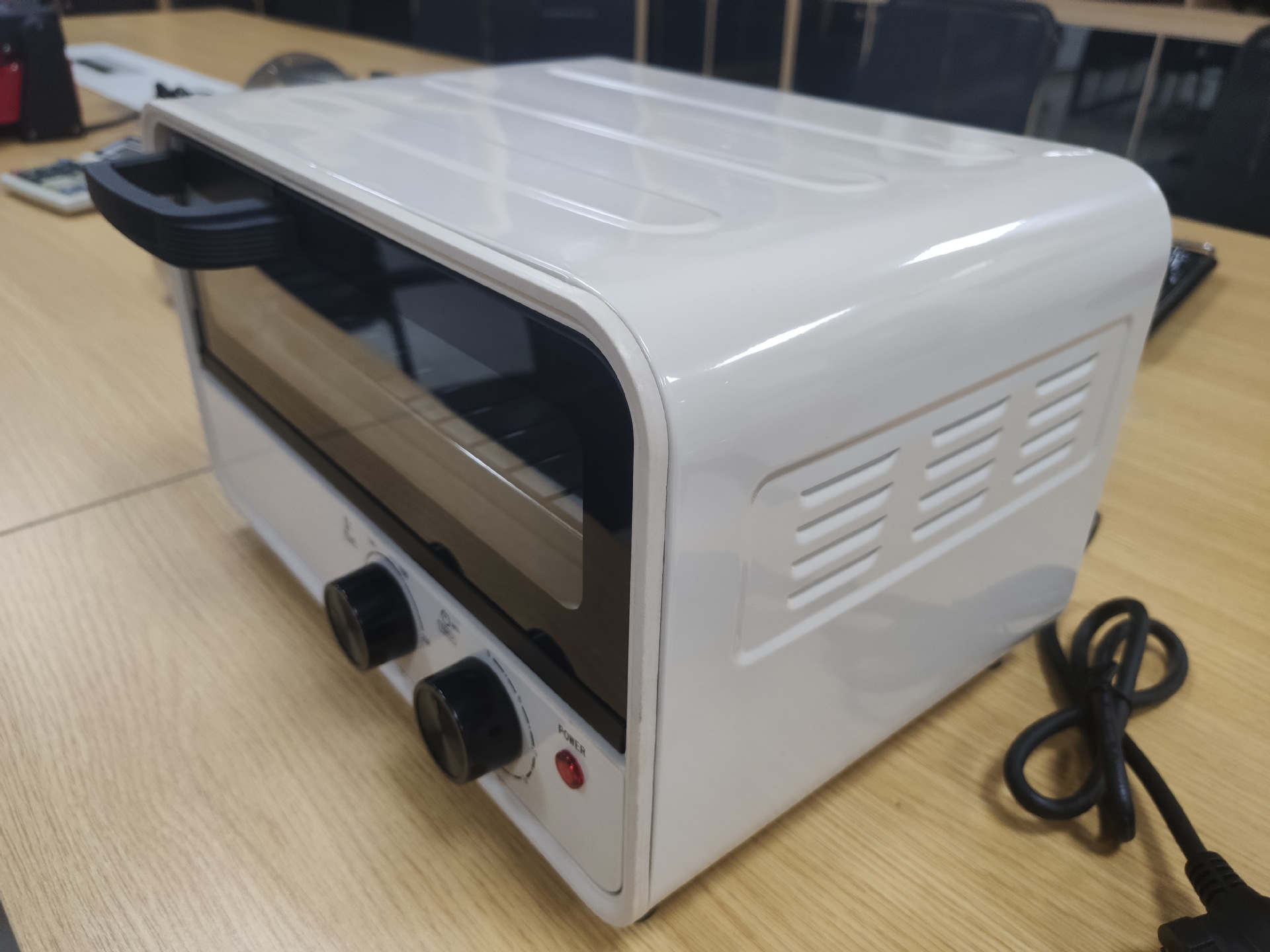 12 litros horno pequeño máquina de pizza doméstica una persona mini horno CB certificación fábrica de comercio exterior a granel personalizado
