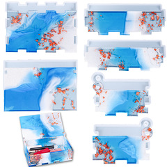 Confidently crafted resin mold multi-functional storage box—silicone mold, Amazon bestseller for handmade candles and soap.