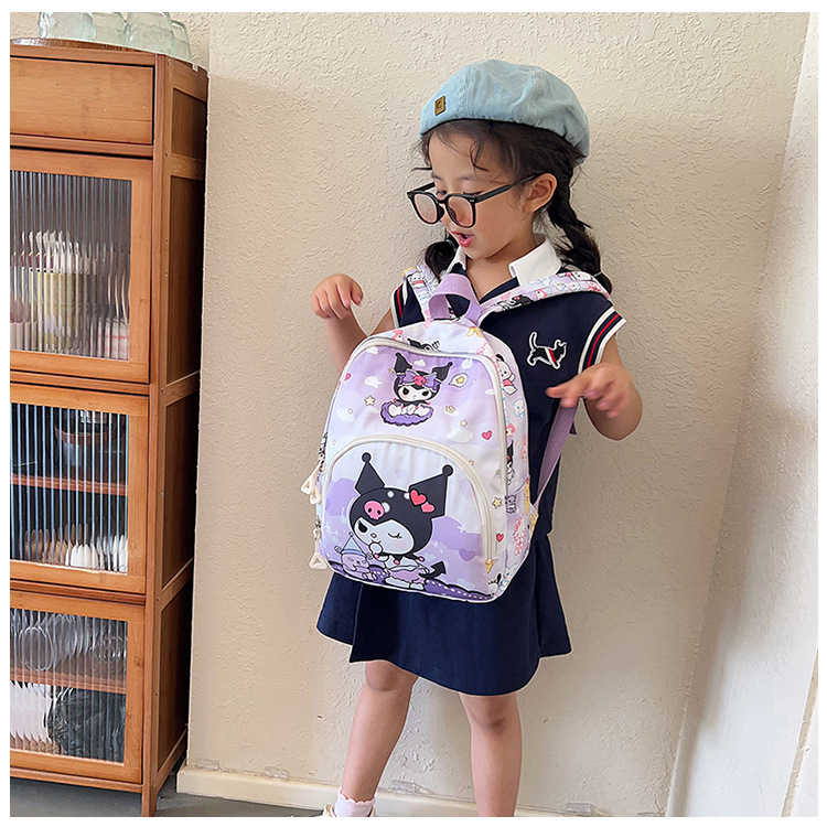 Cute cartoon, lightweight and lightweight schoolbag for kindergartens, fashionable and versatile children's backpacks for outdoor leisure travel undefined