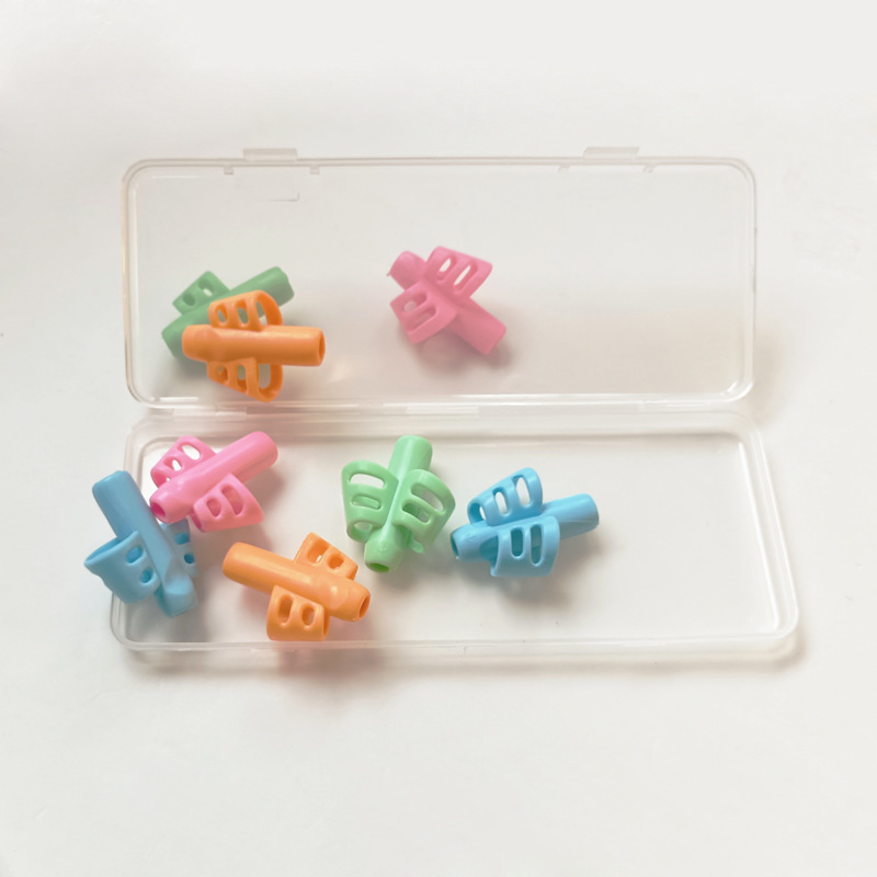 Sujetador de lápiz ergonómico para niños, material antideslizante, entrenamiento de escritura, papelería escolar