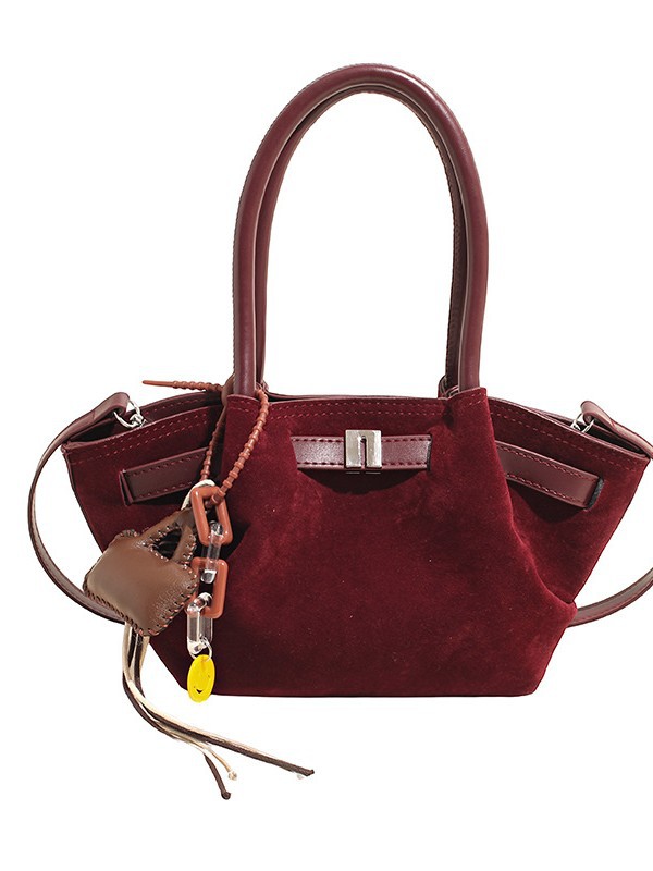 Cestas de platos de mano bolsas de cubo mujeres 2025 nuevo cross-border europeo y americano retro mochila de piel de ciervo esmaltado