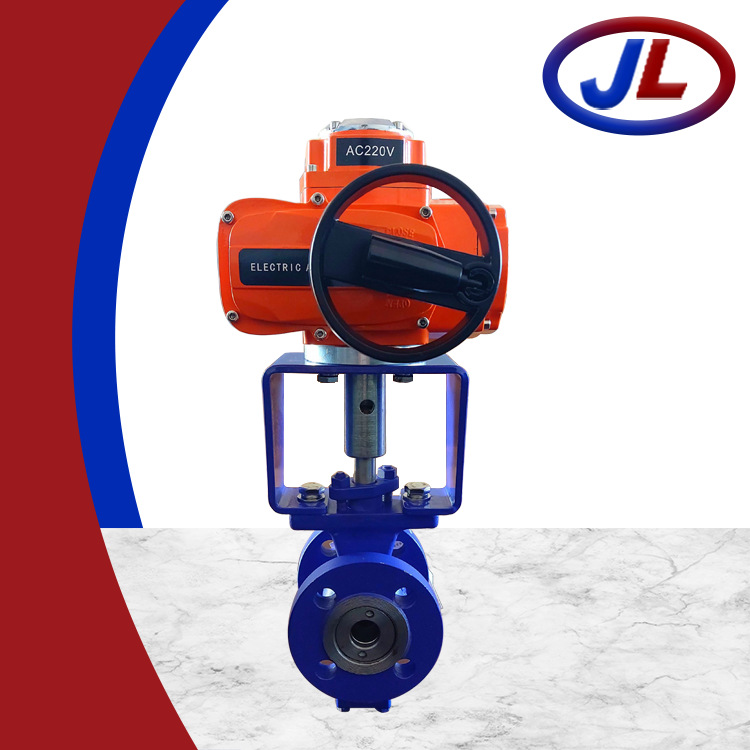 精小型 电动执行器 防爆电动V型球阀 多回转潜水型电动头 带手轮