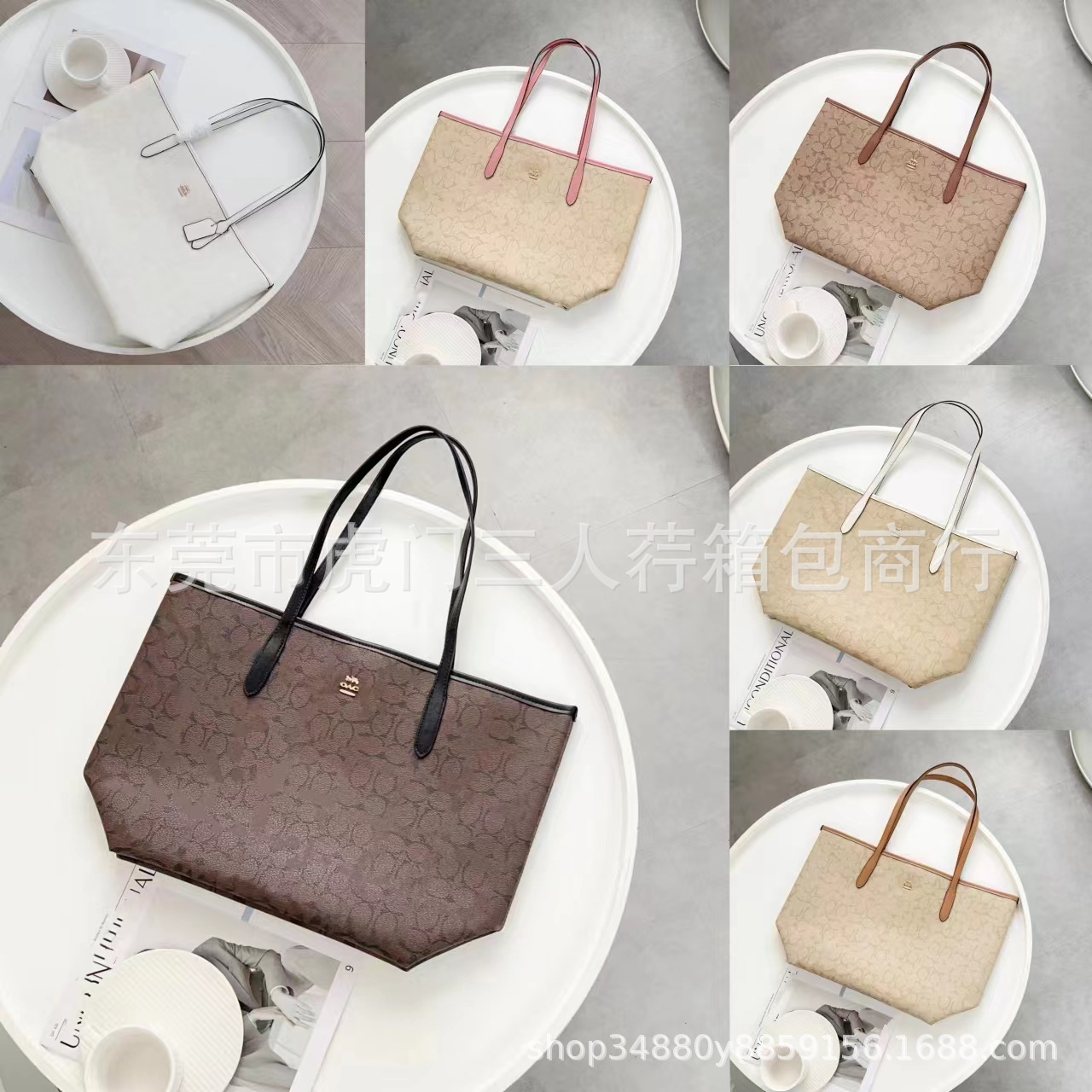 Classic capacious trend fashionable handheld shopping bag one…