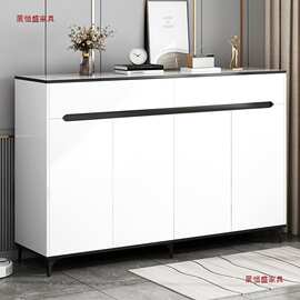 轻奢鞋柜家用门口大容量新款入户一体靠墙玄关柜收纳柜阳台储物柜