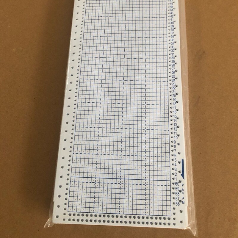 Knitting Machine flower card 24 pin figure KH868 KH260 (100pcs) Knitting Machine flower card 24 pin figure KH868 KH260 (100pcs)
