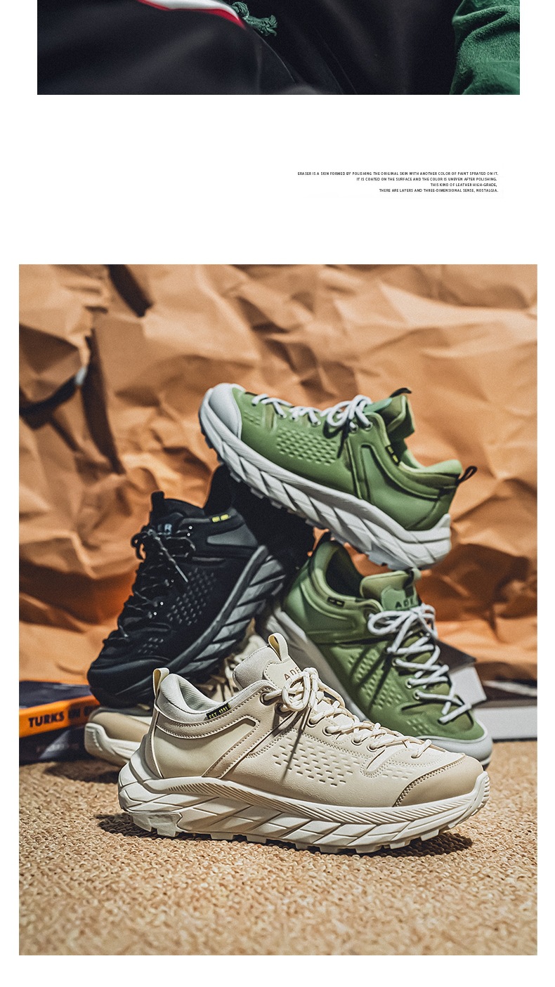 ShoeGlobe Frühjahr 2025 Neue Arbeitsschuhe für Herren: Rutschfest, abriebfest, mit dicker Sohle – ideal für Outdoor-Aktivitäten wie Wandern und andere Sportarten._voghion.com