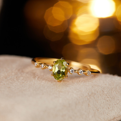 Live Streaming Jewelry S925 Pure Silver Ring for Women, Studded with Natural Colorful Gems, Open Ring, European and American Cross-Border Jewelry Wholesale