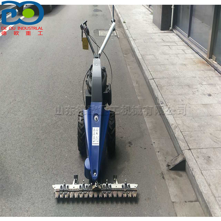 小型手推式割草机农林畜牧场地植被杂草收割机城市街道绿化修剪机