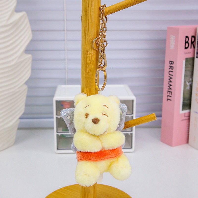 Muñeca de peluche de Strawberry Bear (Osito Fresa) con licencia oficial de Disney, nuevo modelo. También Winnie the Pooh, Stitch, alien de tres ojos.