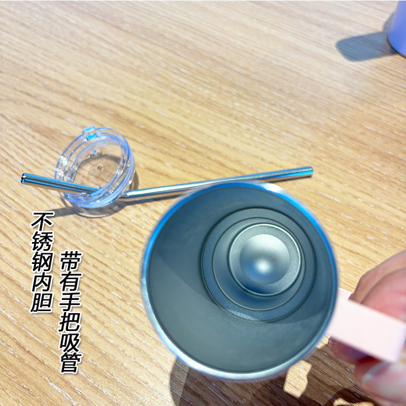 Nuevo 304 acero inoxidable 5oz mini mango taza de vino portátil taza de paja al aire libre taza de café 150ml