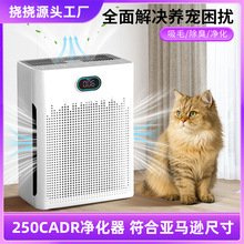 家用宠物空气净化器吸毛发H13Hepa过滤网除异味杀菌除臭活性炭