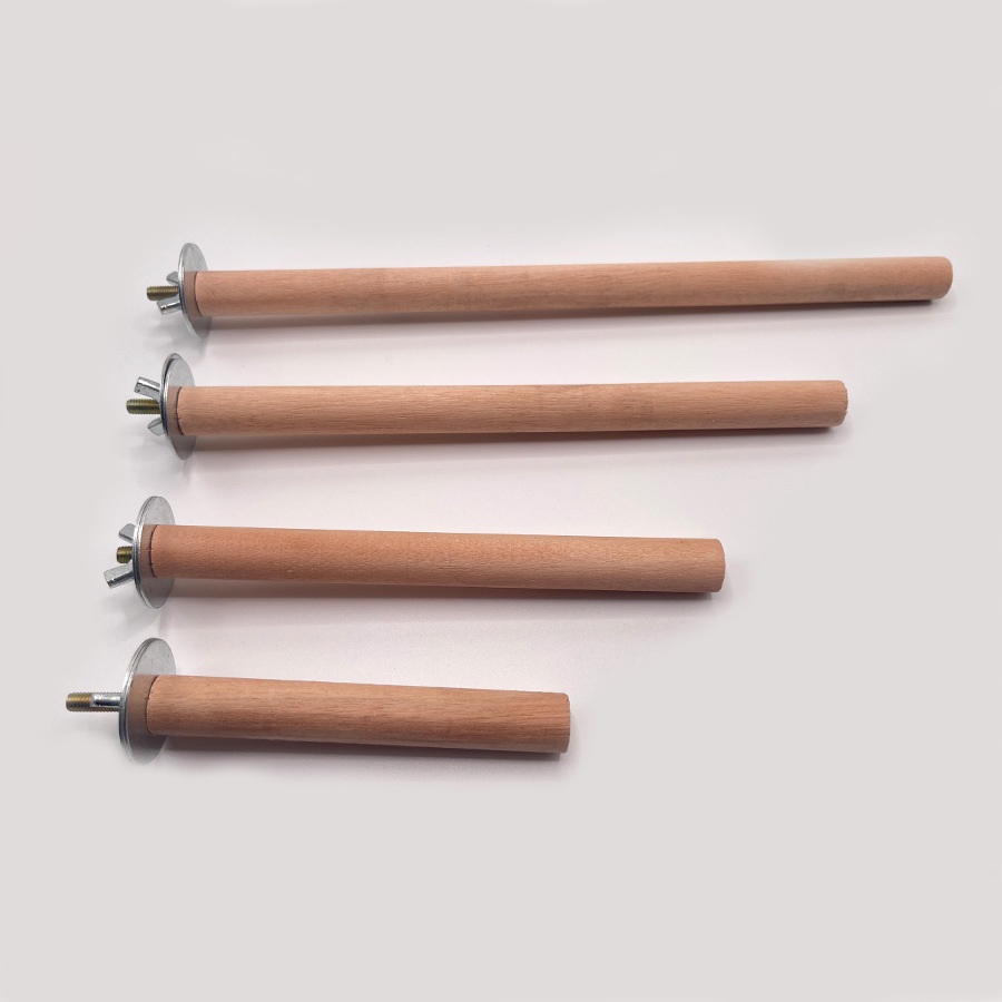 Percha de Madera para Loros, Barra Afiladora de Uñas para Jaula de Aves image 4