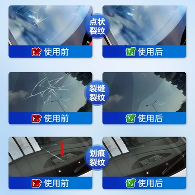 Auto glass repair liquid: Scratch Repair Glue Reducing Agent