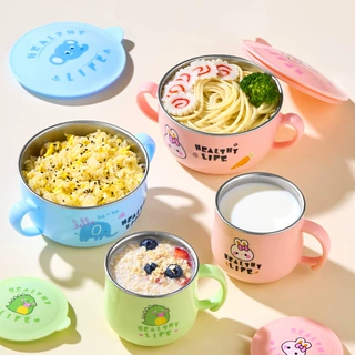 鸿俊达304不锈钢儿童碗婴儿宝宝辅食碗幼儿园辅助进食耐高温饭碗