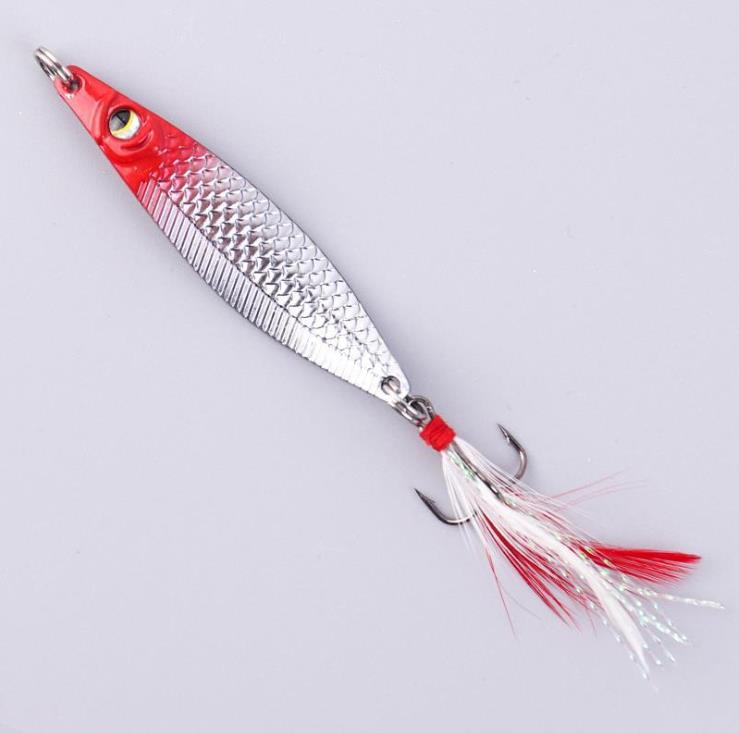 Flutter Willow Leaf Spoon Fishing Lures Metal Minnow Spoons Lure For Bass And Trout