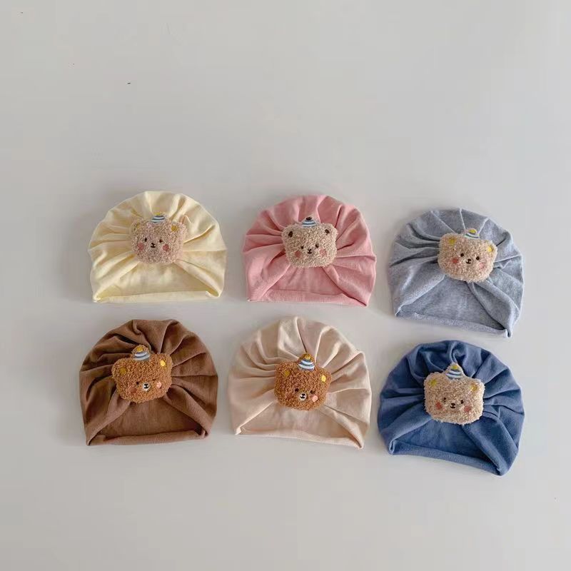 Children's cotton breathable summer thin sun hat for new born