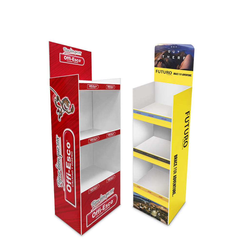 Fábrica personalizada acrílico PVC estante de exhibición Chevron caja de exhibición estante de bebida bebida bebida estante de forma especial