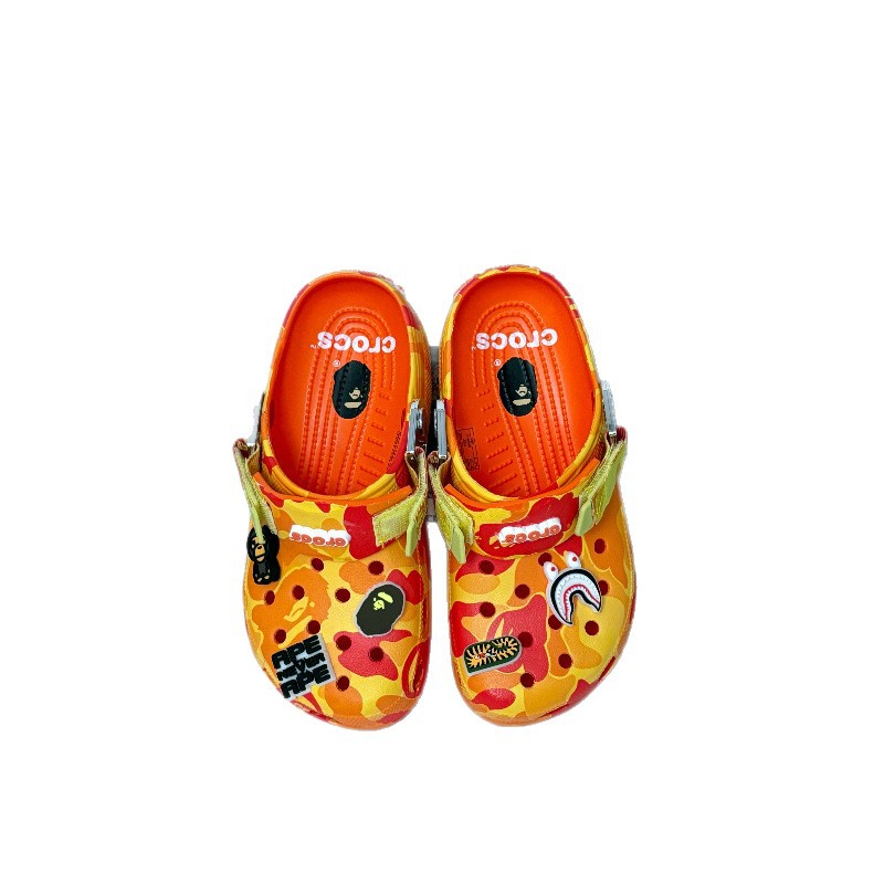 Verano versátil zapatos agujeros Beep camuflaje antideslizante y respirable cabeza de mono camuflaje zapatillas al por mayor image 5