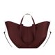in stock polene Polingen Wings Bag Cyme Shoulder Portable Underarm Tote Bag Cowhide Bucket Bag Large Capacity