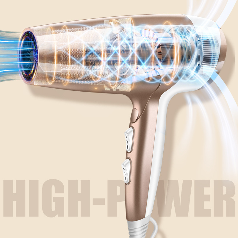 クロスボーダーヘアトリートメントハイパワーヘアドライヤー家庭用大風力冷熱風理髪店速乾ブルーレイヘアドライヤー|undefined