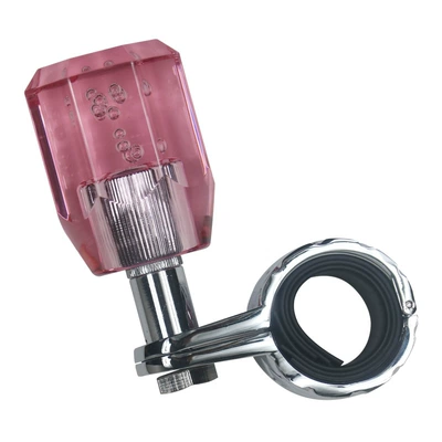 universal acrylic crystal booster | Steering wheel booster - octagonal-pink