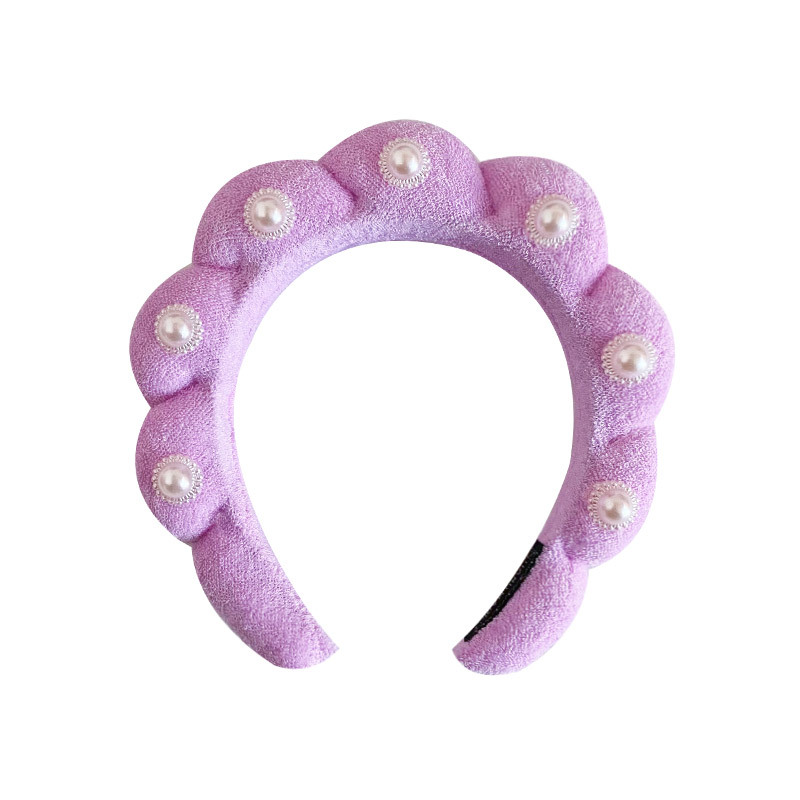 Cross-border e-commerce girasol rhinestone diadema alta Cráneo superior giro diadema hembra belleza headwear toalla paño vintage accesorios para el cabello