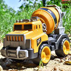 子供用大型ショベル慣性工事車大型ミキサー車玩具セット少年掘削砂クレーンビーチ車