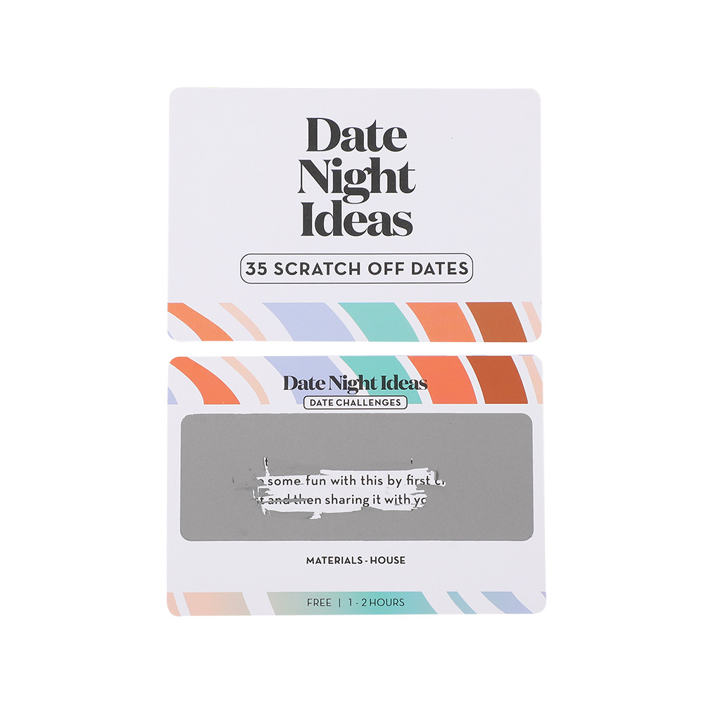 Scratch-off Date Night Cards For Couples Romantic Game Night Idea_voghion.com