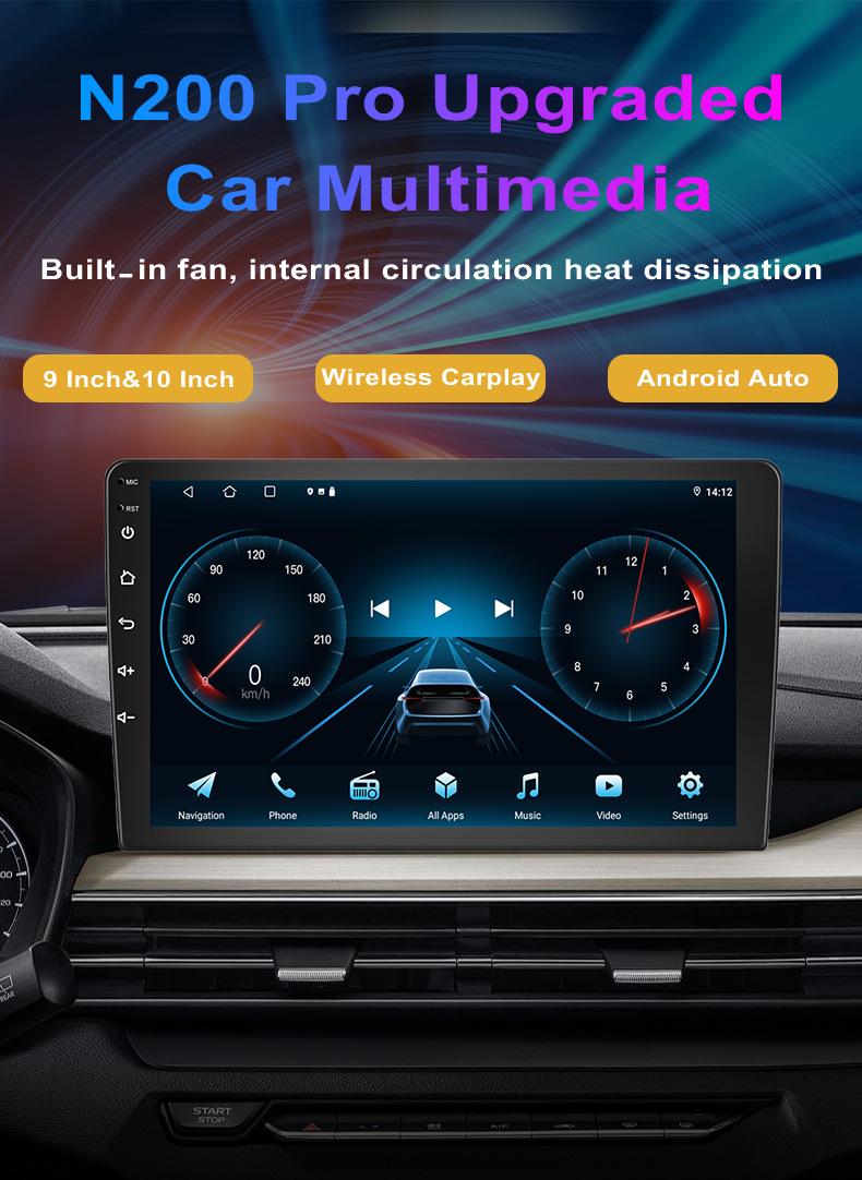 P13 7-Inch 9inch 10inch , Car Central Control Navigation Car Dvd Player Carplay Versatile Universal Device