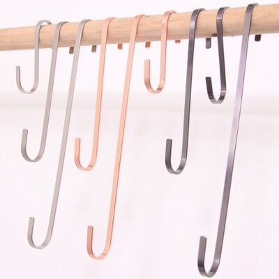 lengthen S hook Hooks couture Hooks s hook Coat hook Bag Display rack S-type Hooks