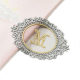 Classic White Lace Embroidered Cloth Sticker Pearl M European Style Sofa Cover Seat Cushion Pillow Decorative Curtain Accessories