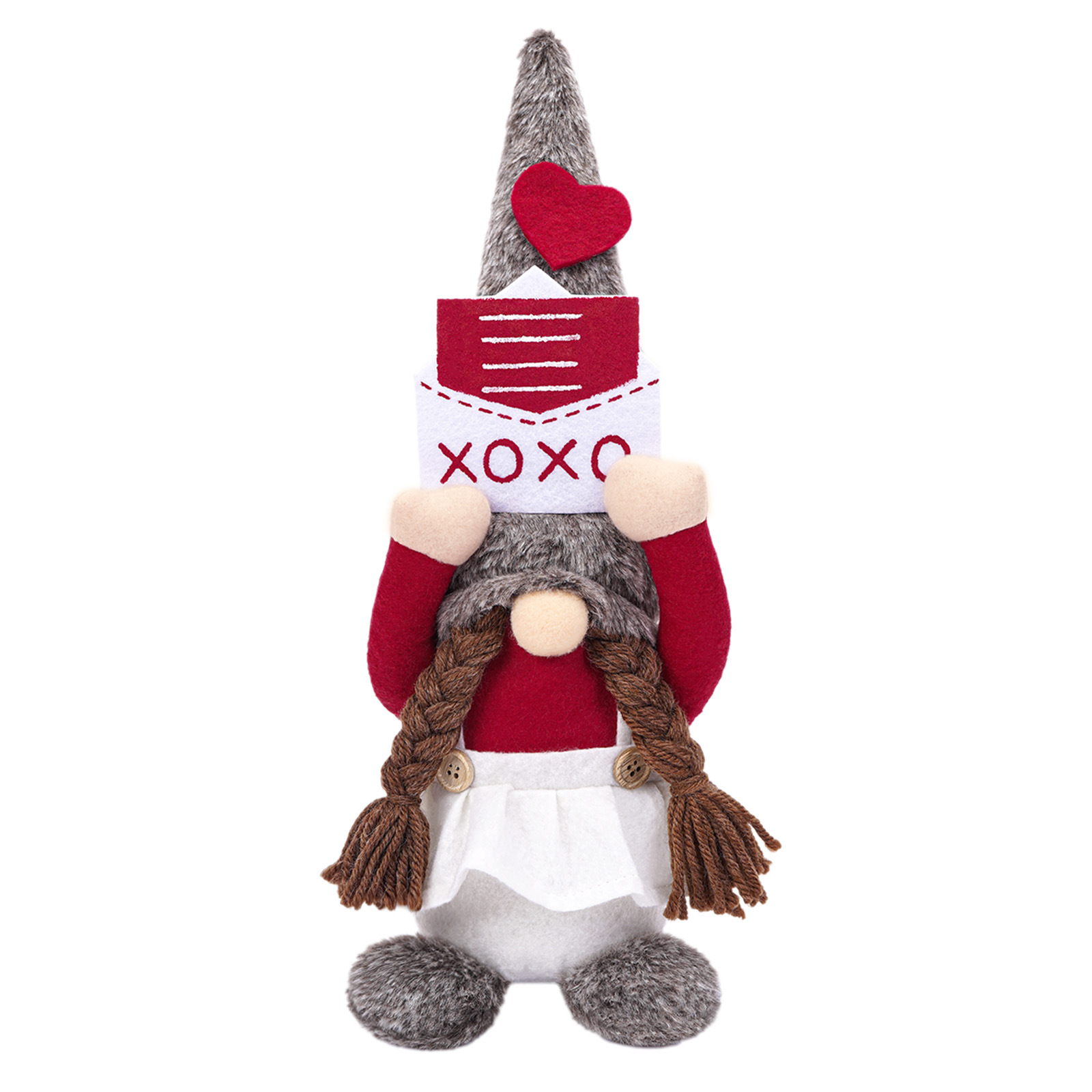 Nuevos productos transfronterizos Día de San Valentín amor muñeca sin cara lindo peluche mano enano muñeca decoración decorativa creativa