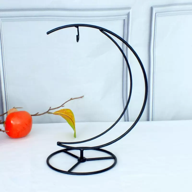 跨境专供微景观吊钩INS风铁架可拆卸支架桌面摆件许愿瓶吊架