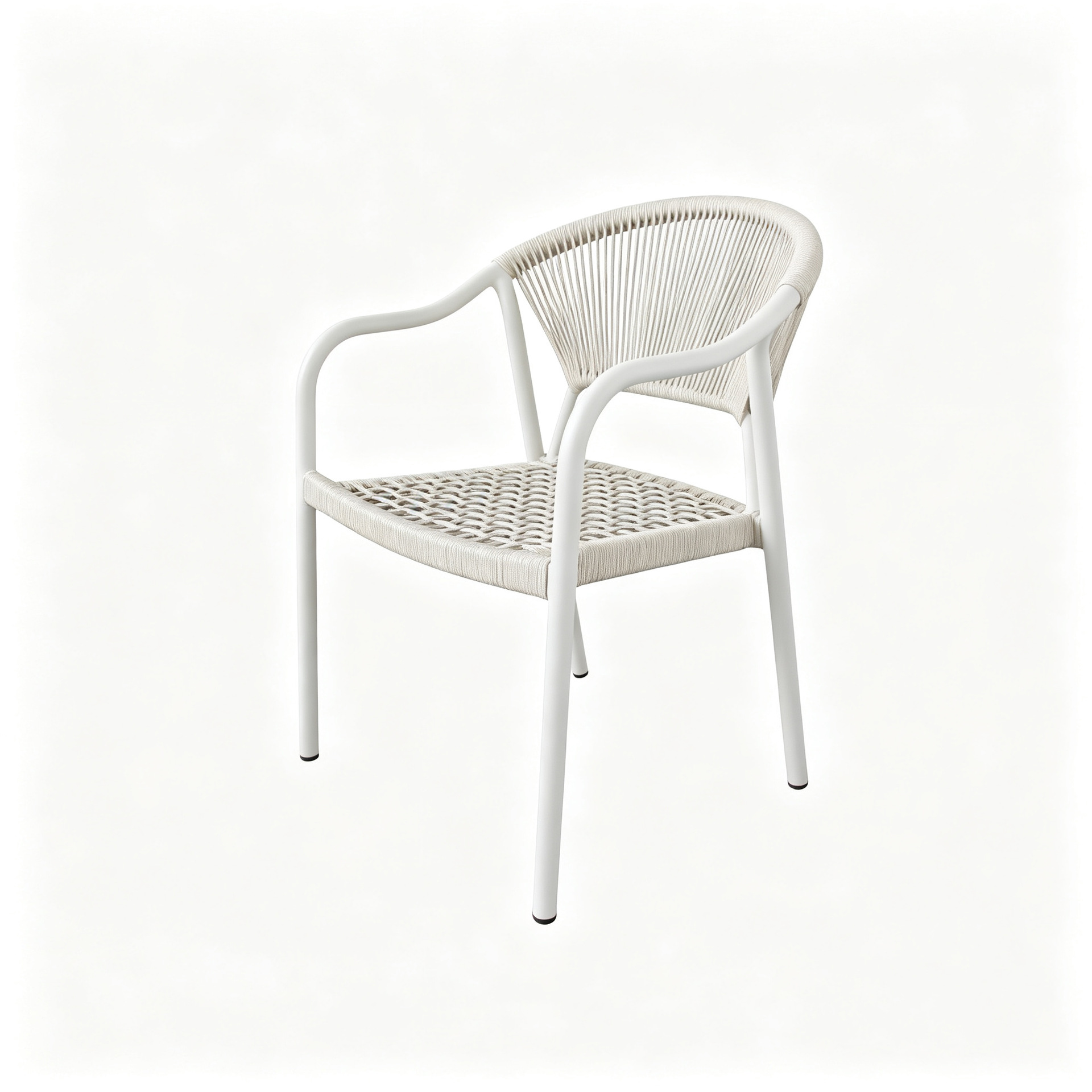 silla de caña de patio de ocio terraza de caña al aire libre silla de caña natural silla de respaldo de muebles combinados