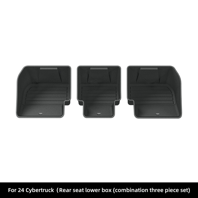 Modelə uyğun ayaqaltı — Tesla Floor Mats - 2024-tesla-cybertruck-second-row-under-seat-storage-box