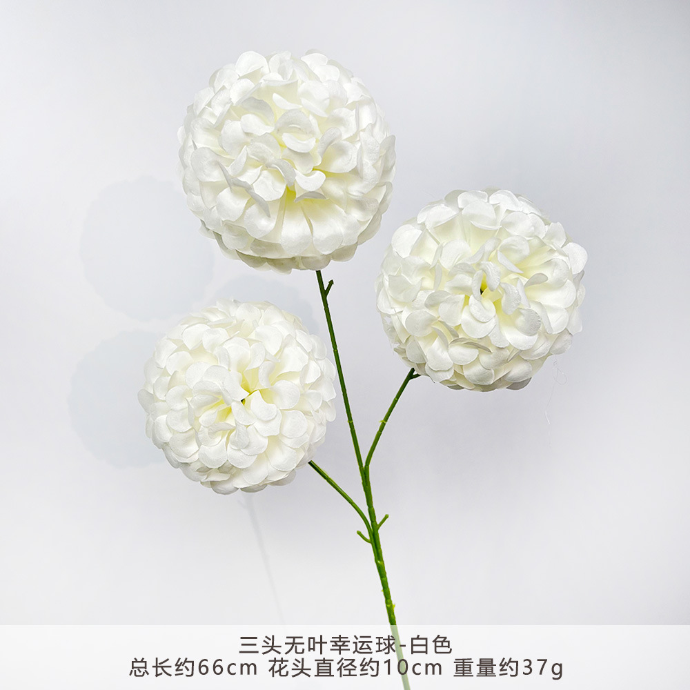 ZYJ - ลูกบอลนำโชคไร้ใบพัดสามหัว - สีขาว