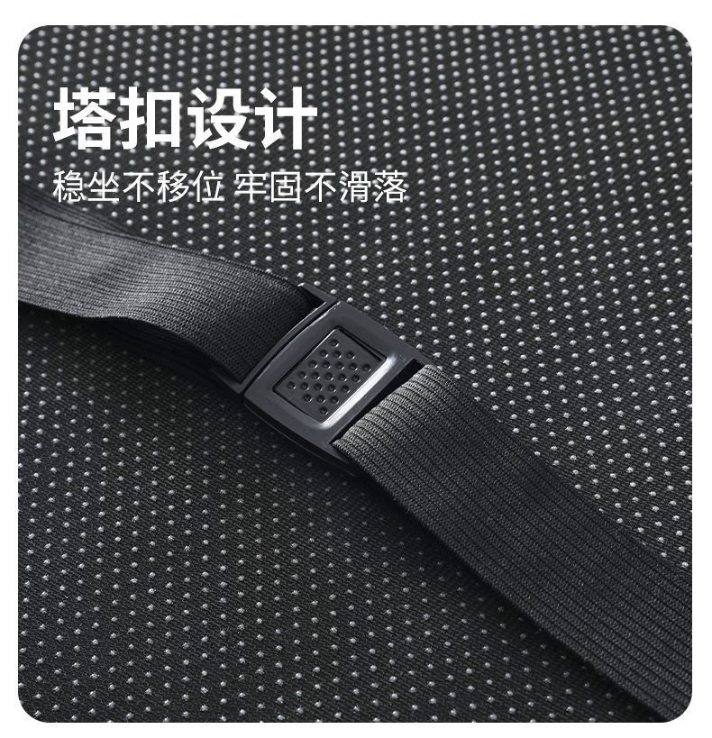 Memory Foam Seat Cushion and Lumbar Support for Office Chair, Suitable for All Seasons, Ideal for Long Hours of Sitting, Waist Protection, Thickened Seat Cushion, and Hip Shaping