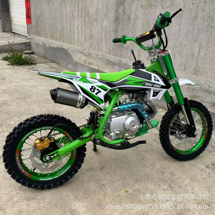 Детский и детский внедорожник двухколесный мотоцикл 110cc-125cc электрический запуск ногой автоматическая муфта
