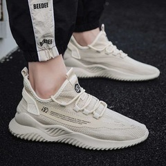 跨境2022秋季新款潮流男士運動鞋網面潮鞋透氣韓版百搭休閒鞋子男