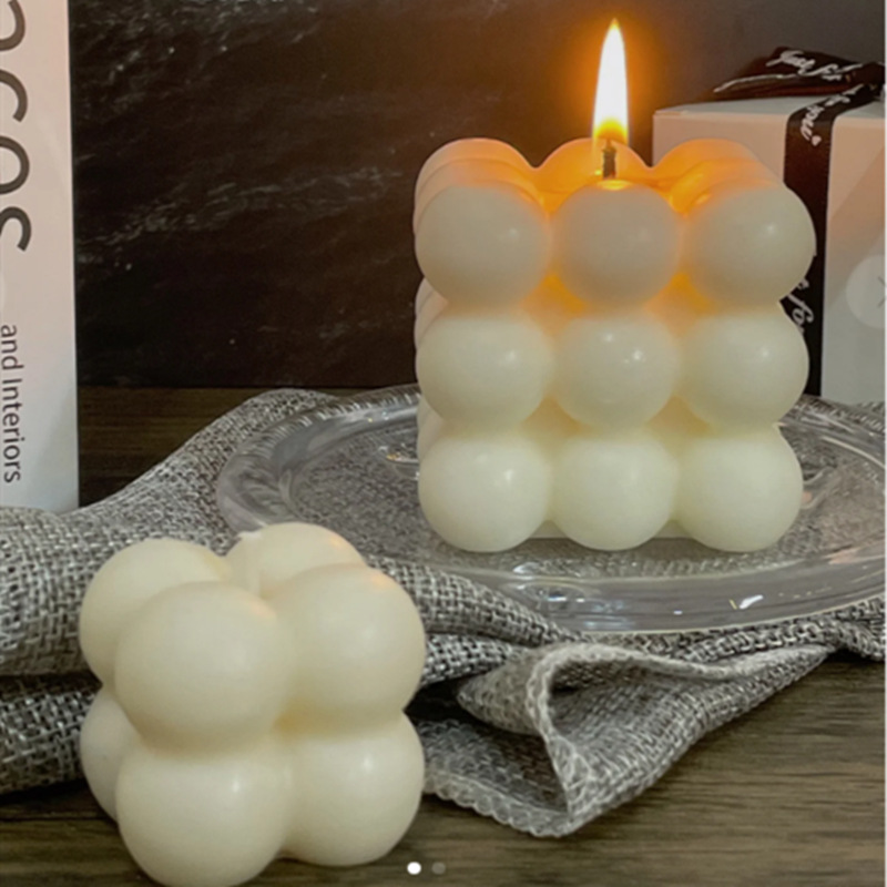 Molde de silicona de 6 cavidades para hornear pasteles, vela mágica perfumada estilo coreano, chocolate, cubitos de hielo, repostería