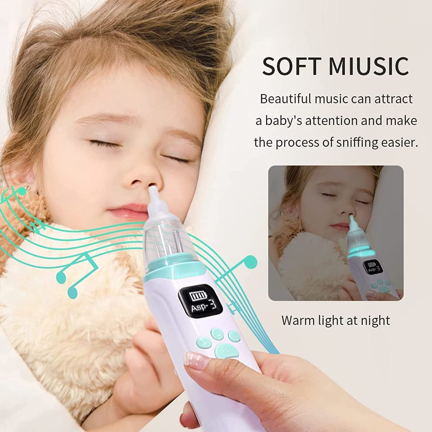 Electric Nose Aspirator Household Baby Mucus Multi Aspirator Nasal Dredger Baby Nasal Irrigator Aspirator Factory Dropshipping
