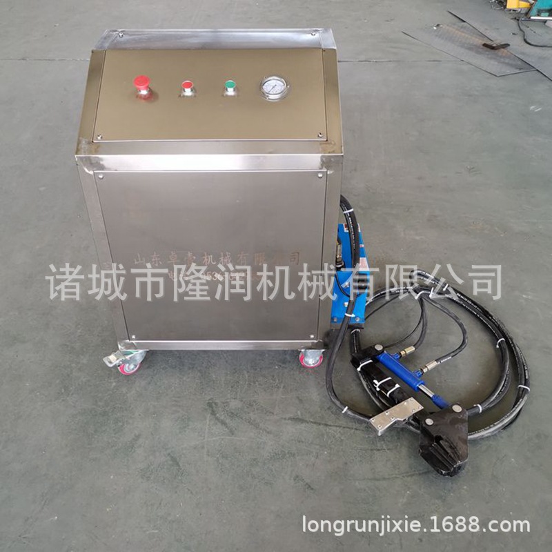 隆润机械供应猪蹄去蹄壳机 猪羊肉联厂流水线液压拔壳钳 操作简单