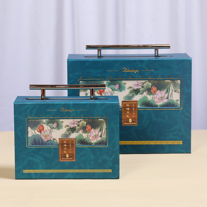 Caja de dulces chinos en stock, caja de regalo de casamiento de alto grado, caja de regalo de té de aroma de mano