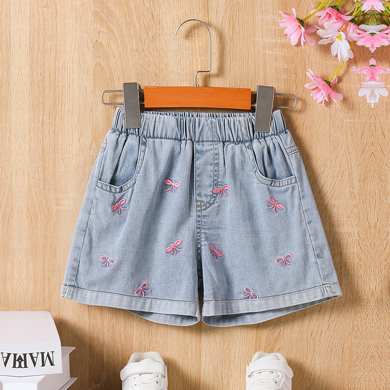 Girls' Denim Shorts Summer New Style Baby Girl Casual Beach Casual Korean Style Shorts