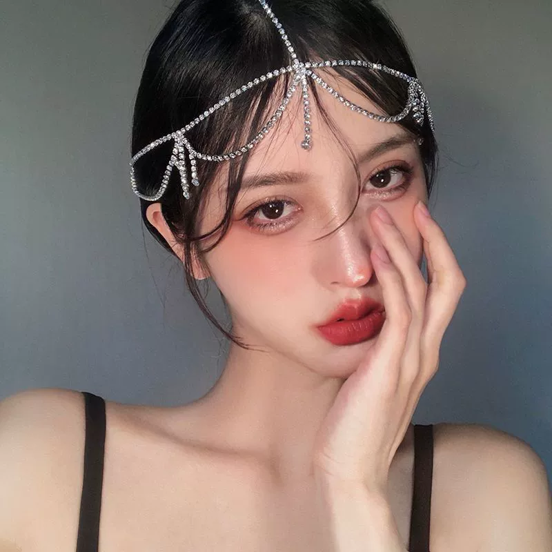 Супер фея, полная бриллиантов, экзотические кисточки, головные уборы