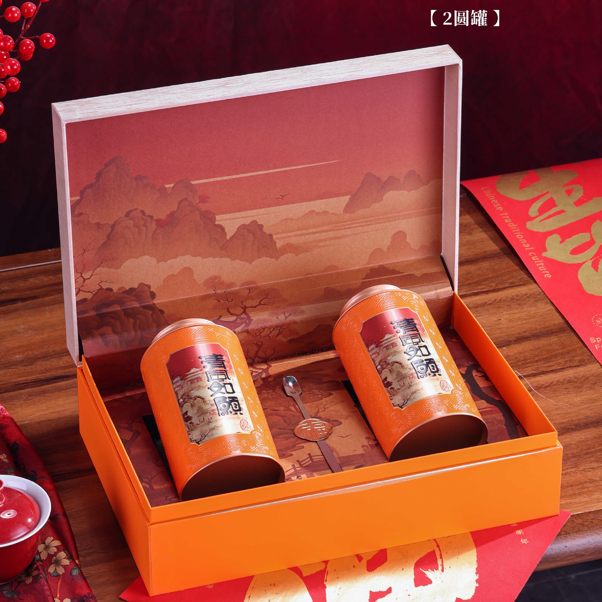 正山小种金骏眉滇红茶礼盒空盒子高档古树红茶半斤装大红袍包装盒